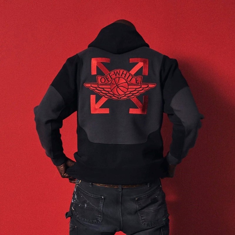 Off white 2025 jordan hoodie